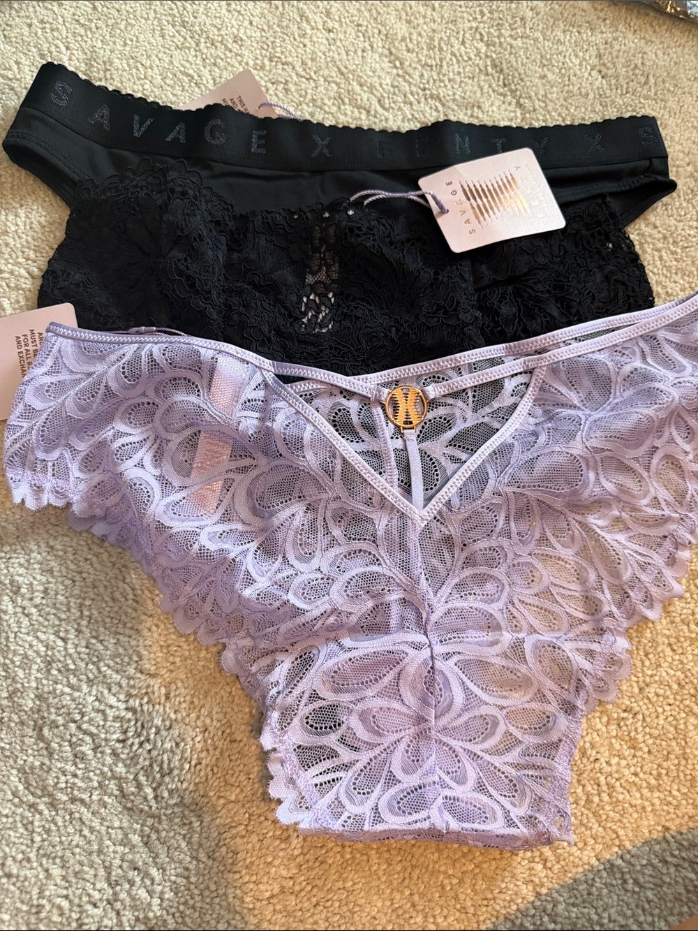 3 pair of savage Fenty panties women XL NWT mixed